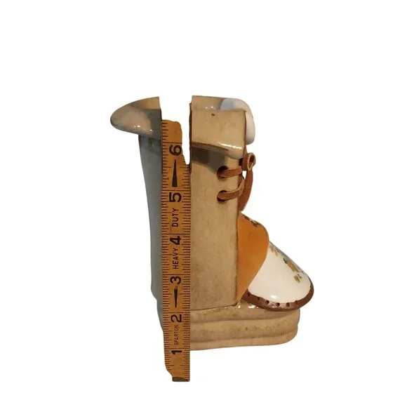 The Clay Cobbler Vintage Terra Cotta Old Style Boot Planter Vase - Picture 7 of 7